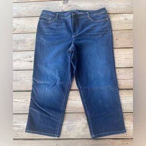 Bandolino Selene women’s plus jean capri size 18